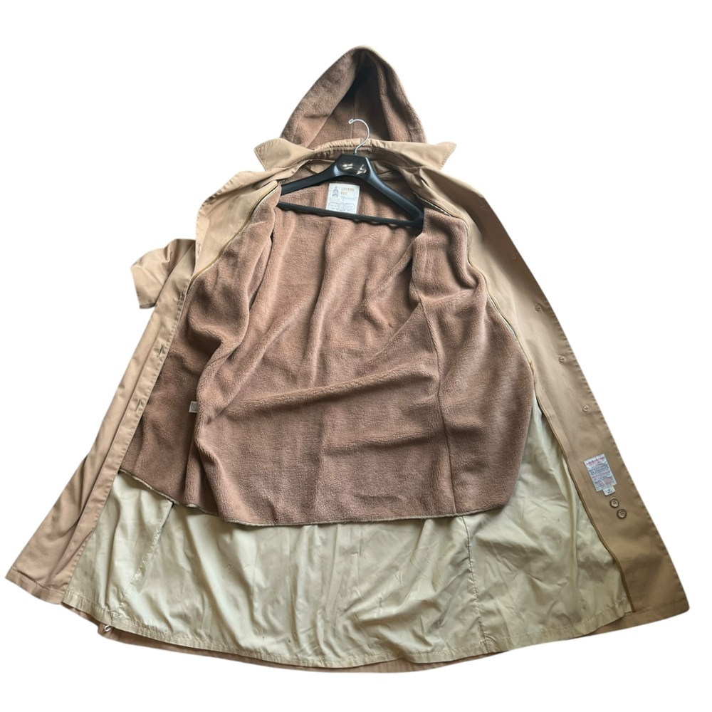 London Fog Classic Tan Maincoat Size 16M - Picture 10 of 11